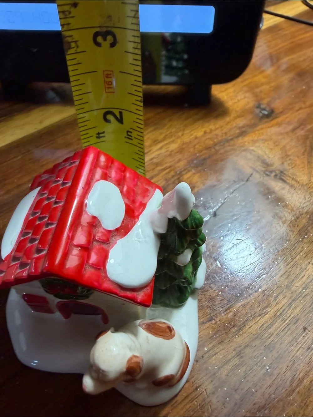 Department 56 Red Roof Holiday Dog House Figurine